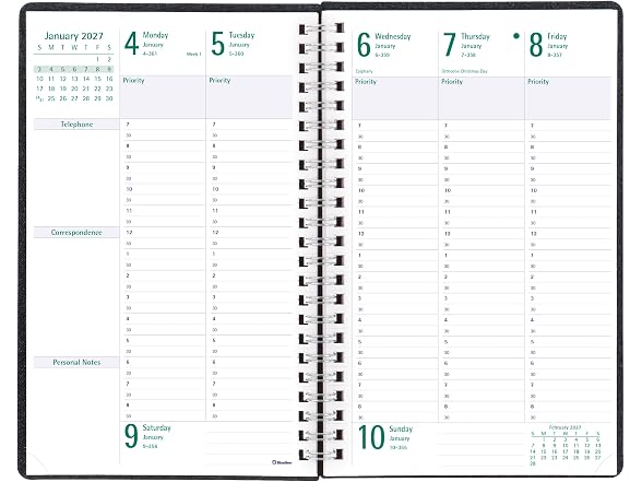 Blueline® 2027 Timanager® DuraFlex 5-Day