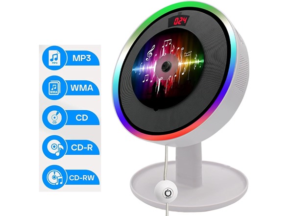 Wall Mountable Bluetooth CD Player