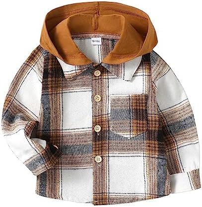 Toddler Flannel Plaid Button Shirt
