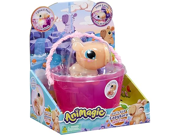 Animagic Let's Glo Capybara Spa Time