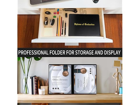 Double-Sided Diploma Holder
