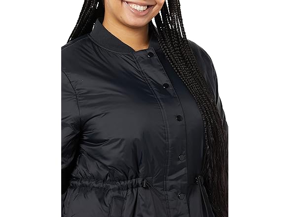 Amazon Essentials Women's Waist Bomber Jacket