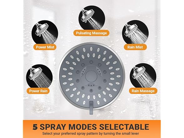 Filtered Shower Head Shower Filter Rain