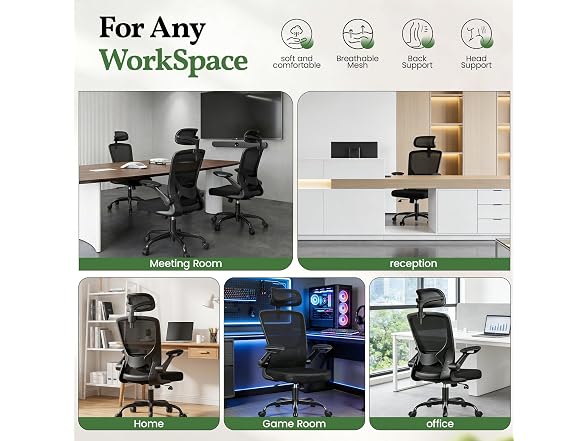 BESTFAIR W0893 Ergonomic Office Chair 2 (Open Box)