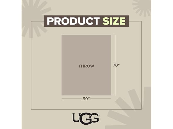 UGG Euphoria Throw Blanket, Plush Faux