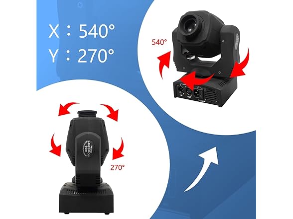 Moving mini spot 60W DMX DJ Projector