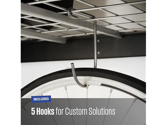 SafeRacks Gray 4x8 Overhead Storage Rack