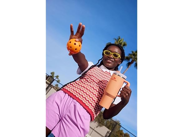 Stanley Quencher H2.0 Tumbler, 30 oz, Nectarine