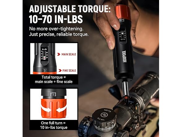 KOOPOOL 46-Piece Torque Screwdriver Set