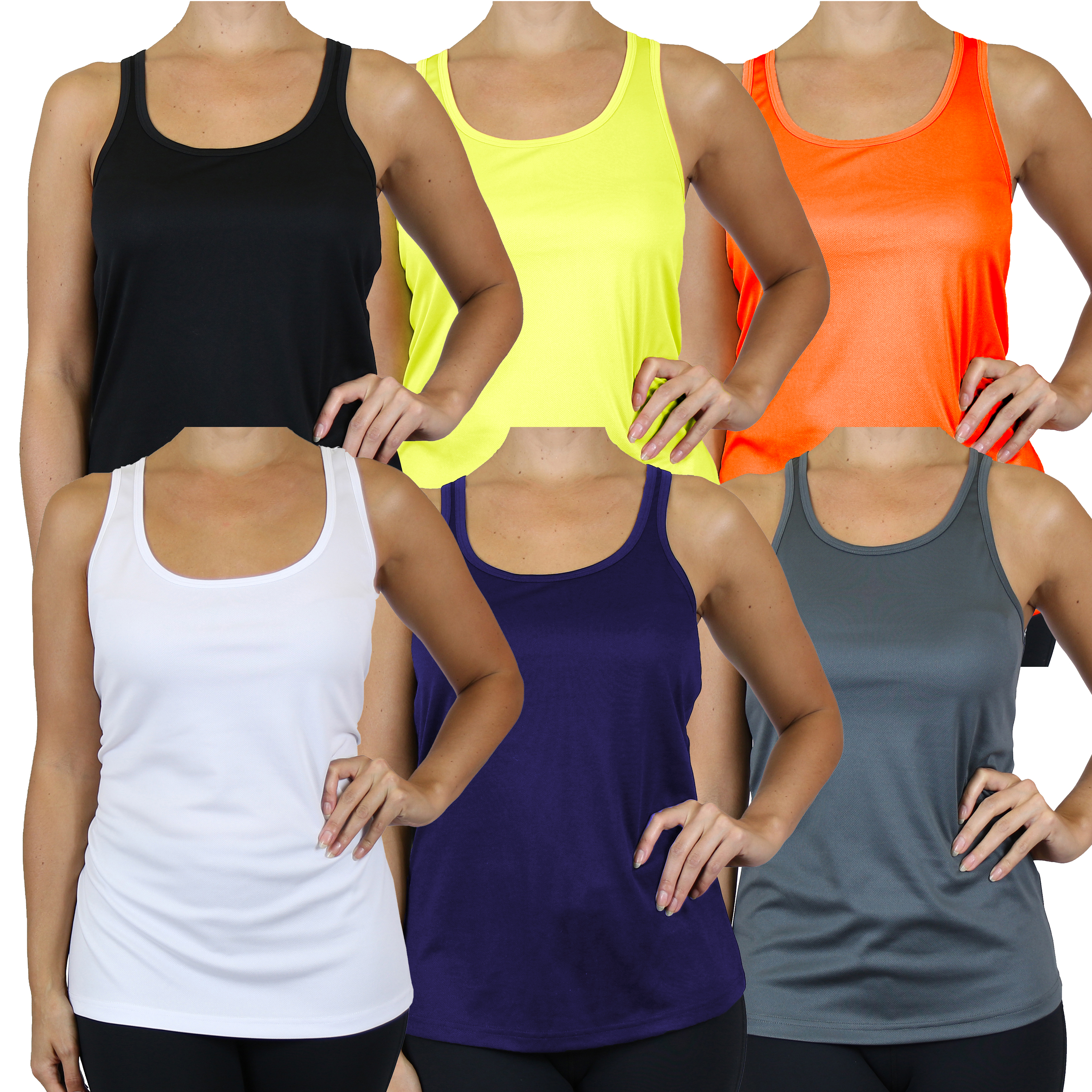 3Pk Womens Performance Racerback Tank - Gallery 21