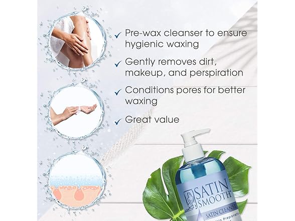 SATIN SMOOTH Pre Wax Cleanser 16oz