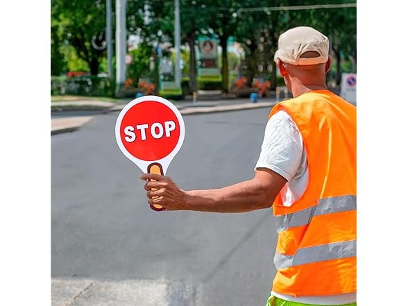 JHGCVX Stop and Go Sign 4pc 9.8x5.9