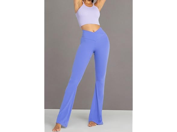 Sunzel Flare Leggings 30in XL Periwinkle