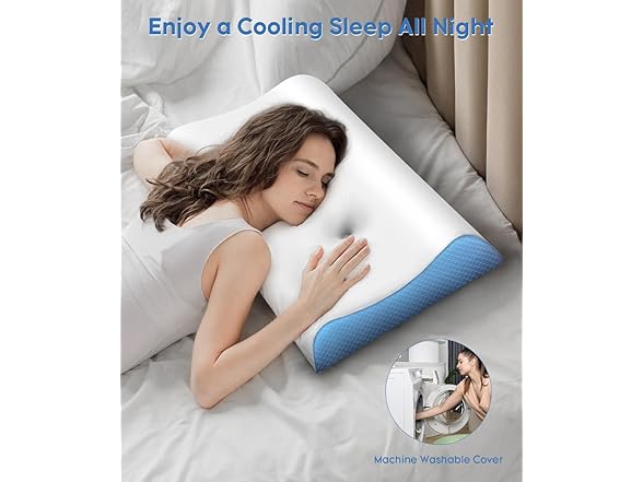 Tskuiqi Cervical Pillow for Neck Pain