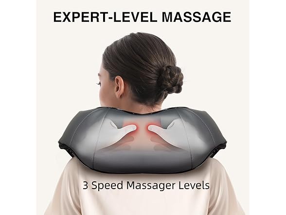Nekteck Shiatsu Neck Massager with Heat