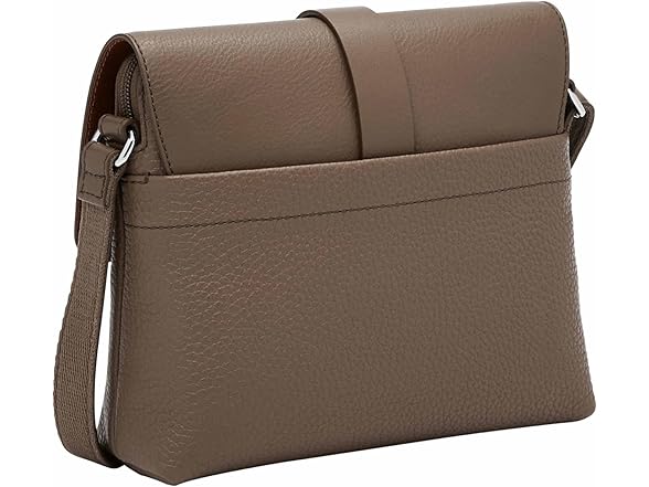 Fossil Kinley Leather Small Flap Crossbody Bag