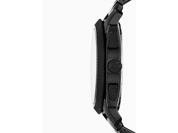 Fossil Mens Machine Quartz Watch Black