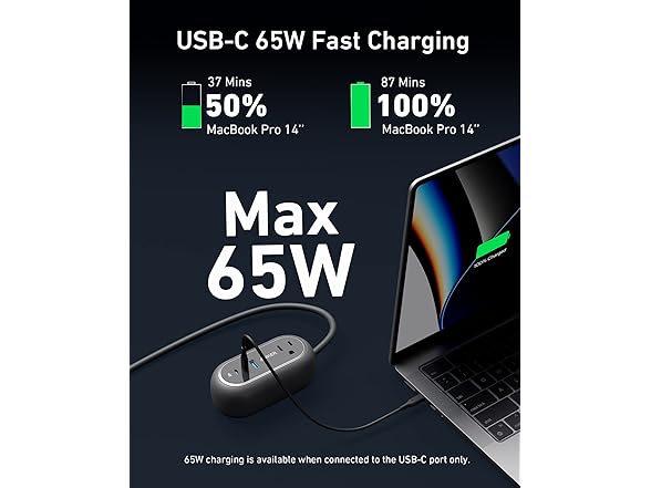 Anker GaNPrime 65W 5-in-1 Charging Station Power Strip
