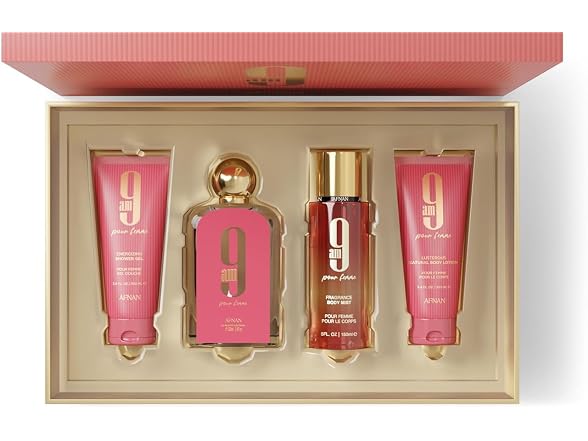 Afnan 9 AM Pour Femme Luxury Gift Set