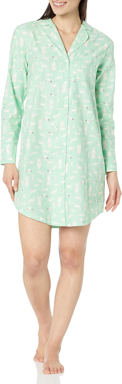 Amazon Essentials Women Woven Flannel Nightgown - Gallery 6
