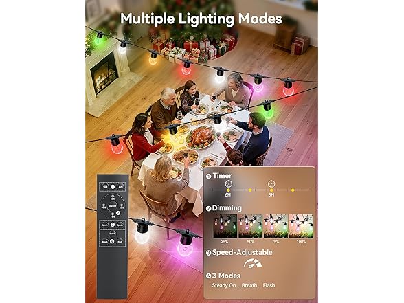 Brightever LED Outdoor String Lights