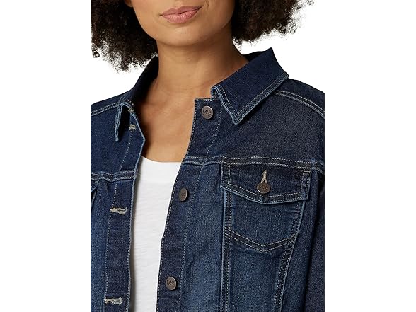 Riders Drenched Blue Denim Jacket (XS)