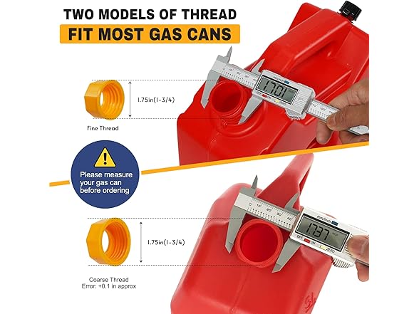 Gas Can Spout Replacement Kit