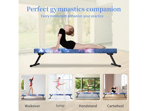 EL&IT Wings 6ft Gymnastic Balance Beam