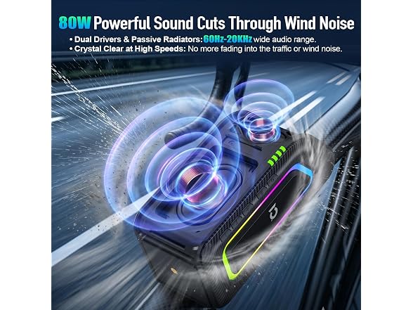 SHIDU Waterproof Bluetooth Bike Speaker