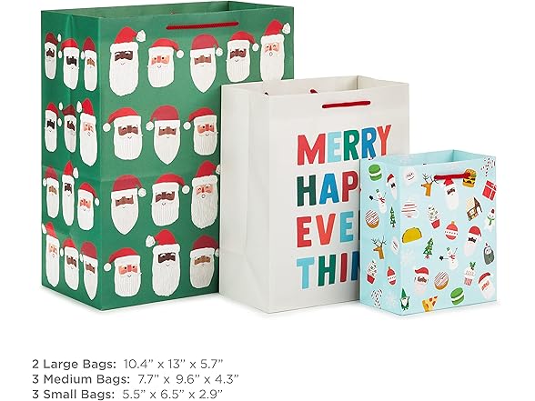Hallmark Holiday Gift Bag Assortment