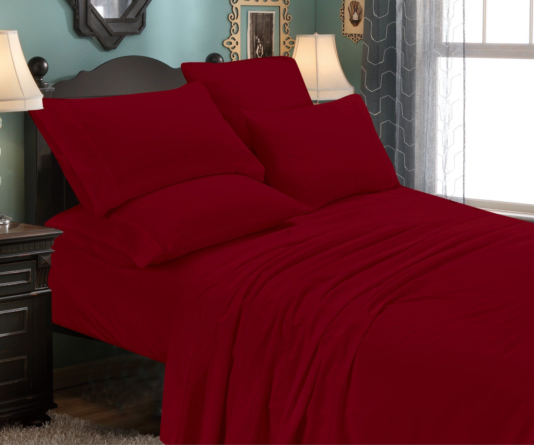 Premium Quality Super Soft Bed Sheet Set - Gallery 24