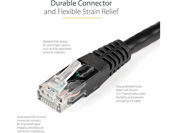 StarTech.com 2ft CAT6 Ethernet Cable
