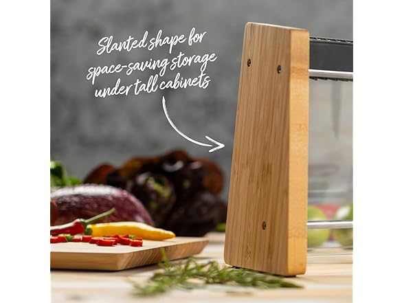 Kuhn Rikon ICED Bamboo Knife Block