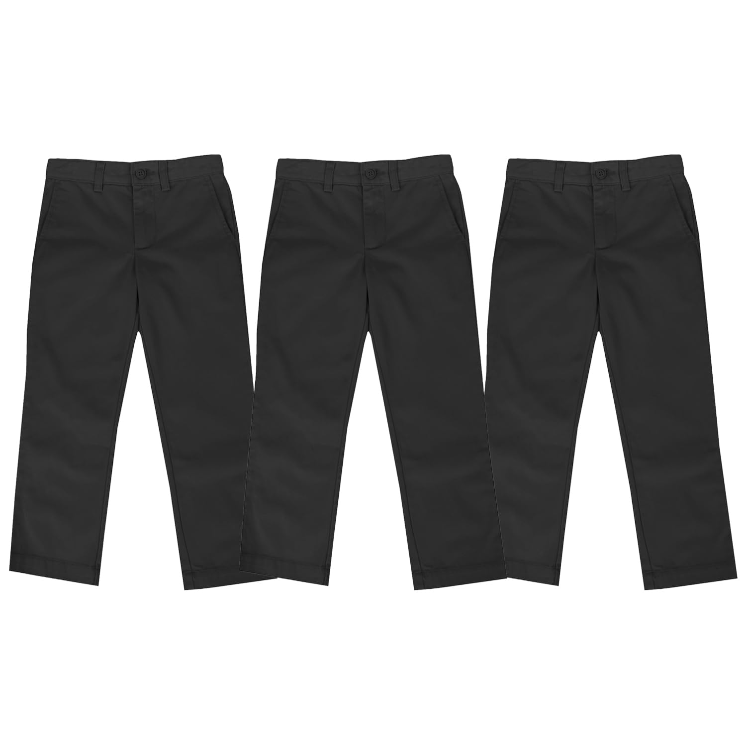 3PK Children & Boys Classic Chino Pants - Gallery 8