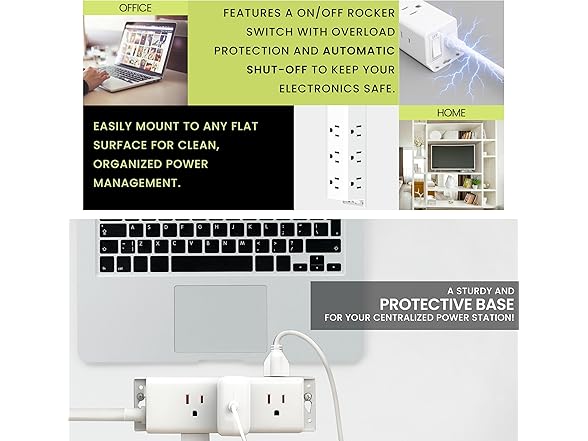 Go Green Power Inc. 9-Outlet Power Strip