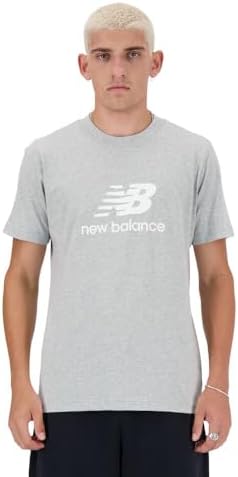 New Balance Men's Sport Essentials Logo T-Shirt, Athletic Grey, X-Small