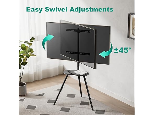 ECOTINY Tripod Easel TV Stand | 43-65"
