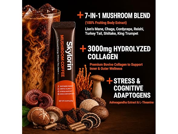 Skylorin 30 Sticks Mushroom Coffee