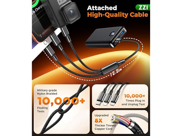 ZZI Portable Charger Power Bank 60000mAh