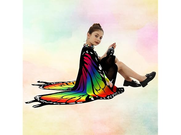 Tibeha Girls' Halloween Butterfly Wings - Gallery 3