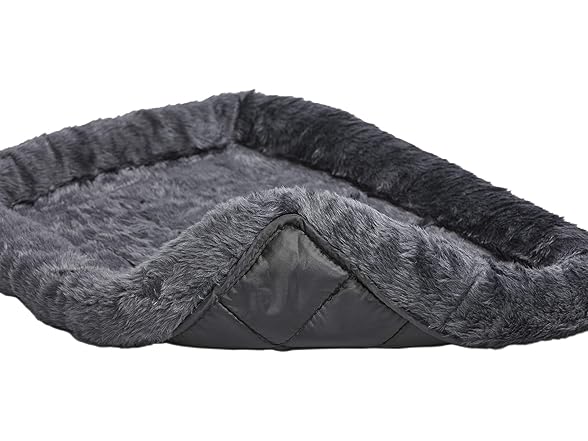 New World 30" Gray Bolster Dog Bed