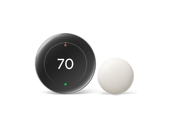 Google Nest 4th Gen Thermostat + 2nd Gen Sensor - Siver