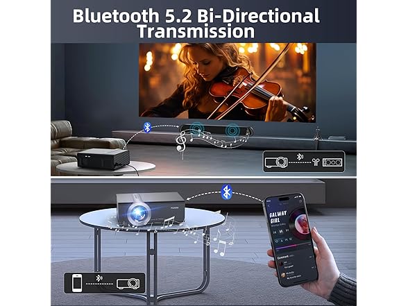 FUDONI 1080P Projector