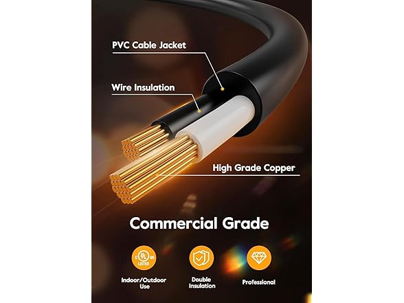 Brightown Outdoor String Lights 35FT