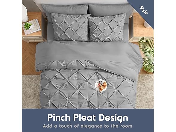 Nestl 9 Piece California King Comforter Set