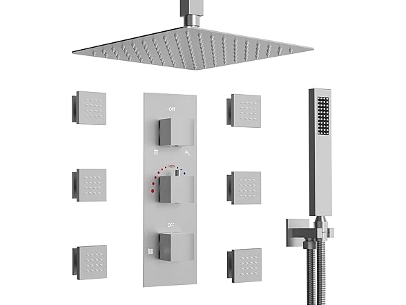 EVERSTEIN SFS1004-NK12 Rainfall Shower System