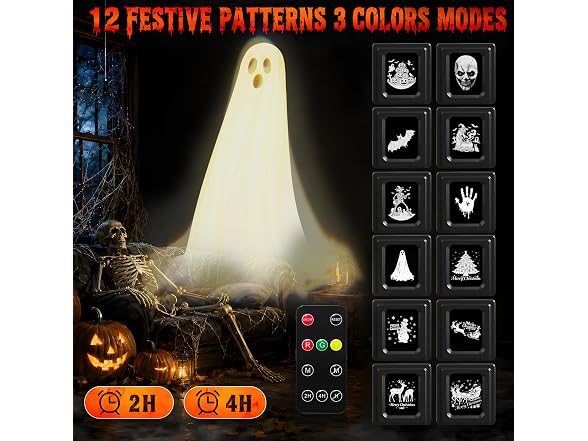 Beforalla 12 in 1 Halloween Projector