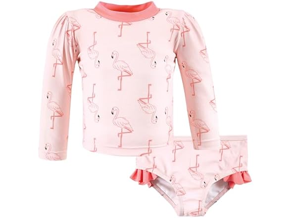 Hudson Baby Unisex Swim Rashguard Set