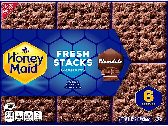 Honey Maid Chocolate Grahams 12.2oz (6pk)