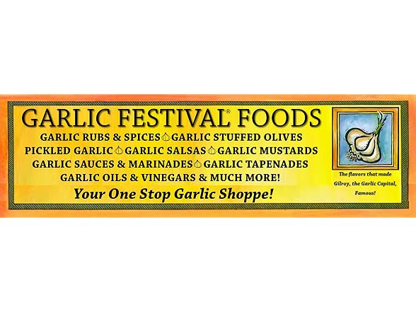 Garlic Festival Foods Spicy Herb Pickled Garlic